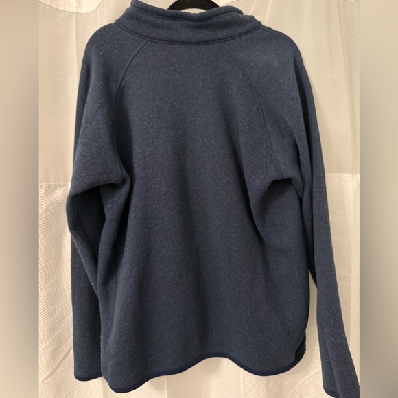Patagonia Dark Navy Better Sweater 1/4 Zip Fleece with Brass Zippers - Picture 4 of 4